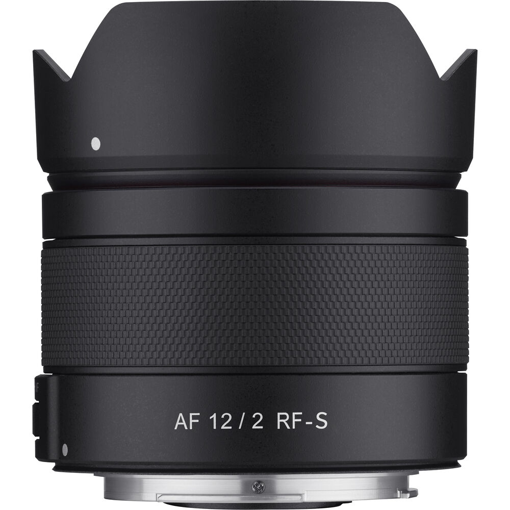 Lente Samyang 12mm f/2 AF Ultra Wide Angle Lens para Canon RF-S 01