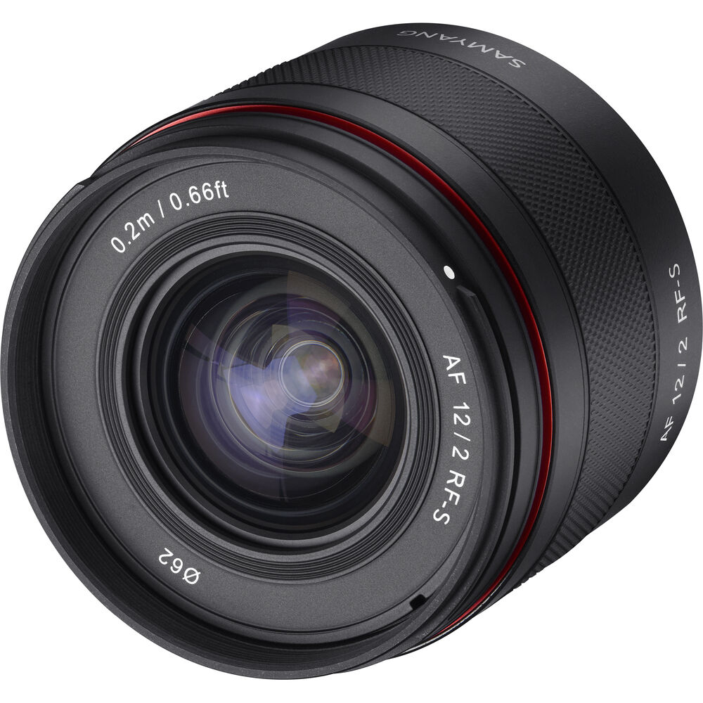 Lente Samyang 12mm f/2 AF Ultra Wide Angle Lens para Canon RF-S 03