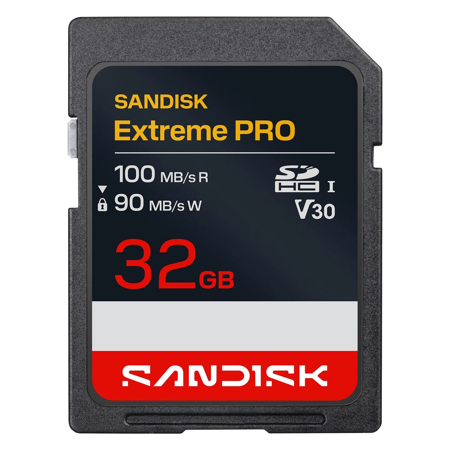 Cartão de Memória SDHC SanDisk Extreme PRO 32GB 90-100MB/s V30 01