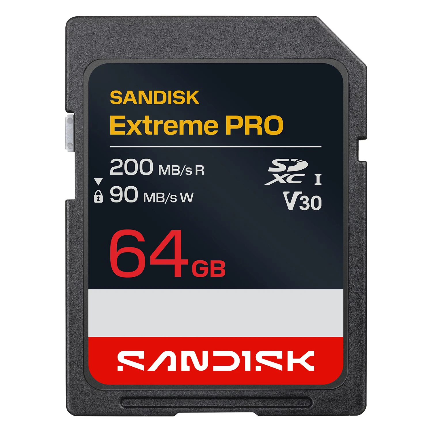 Cartão de Memória SDXC SanDisk Extreme PRO 64GB 90-200MB/s V30 01