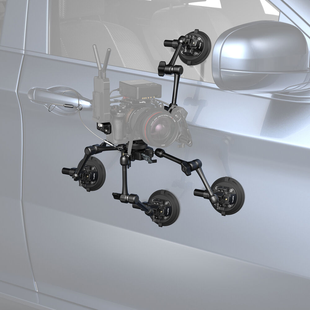 SmallRig SC-15K Kit de Suporte de Câmera com Ventosa de 4 Braços 07