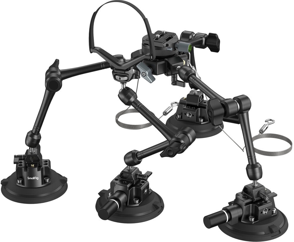 SmallRig SC-15K Kit de Suporte de Câmera com Ventosa de 4 Braços 01