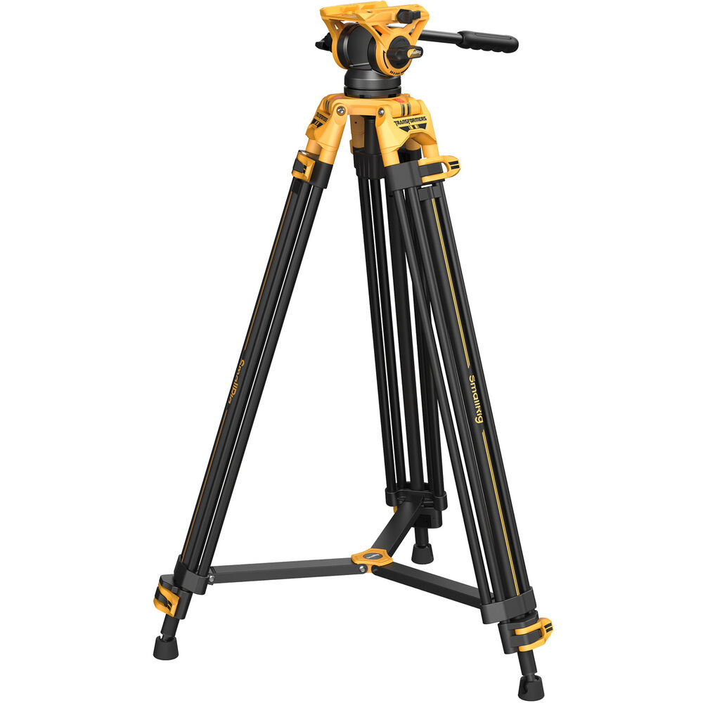 Tripé SmallRig AD-01 com Cabeça Fluida de Vídeo (Bumblebee Edition) 01