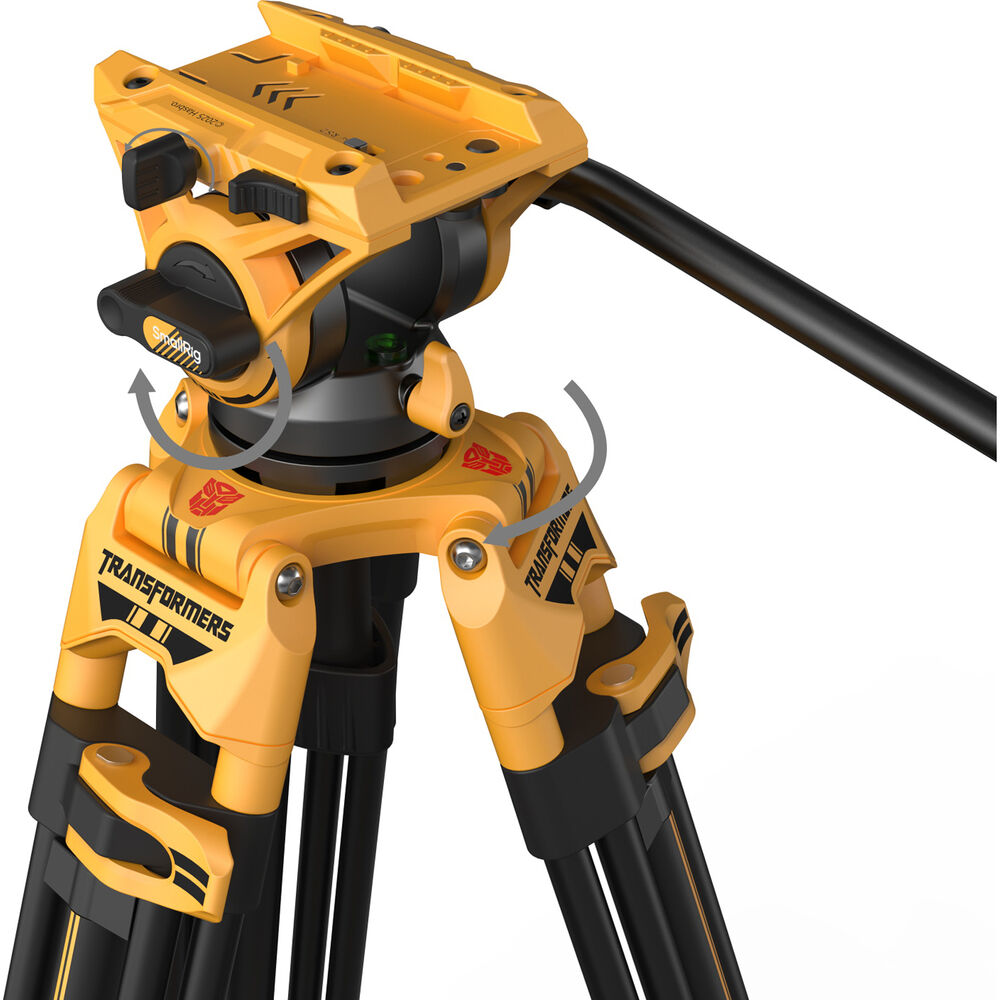 Tripé SmallRig AD-01 com Cabeça Fluida de Vídeo (Bumblebee Edition) 02