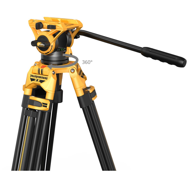Tripé SmallRig AD-01 com Cabeça Fluida de Vídeo (Bumblebee Edition) 06