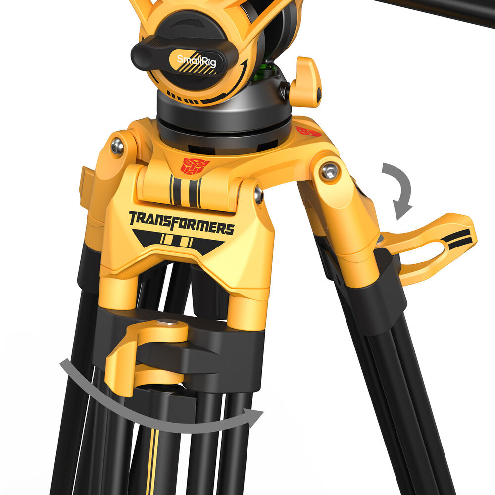 Tripé SmallRig AD-01 com Cabeça Fluida de Vídeo (Bumblebee Edition) 03
