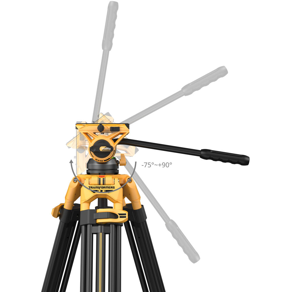 Tripé SmallRig AD-01 com Cabeça Fluida de Vídeo (Bumblebee Edition) 07