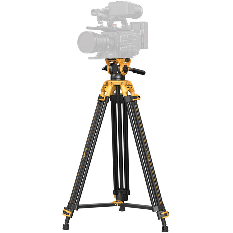 Tripé SmallRig AD-01 com Cabeça Fluida de Vídeo (Bumblebee Edition) 09