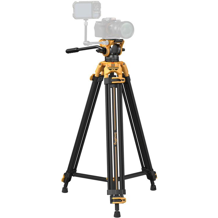 Tripé SmallRig AD-01 com Cabeça Fluida de Vídeo (Bumblebee Edition) 10