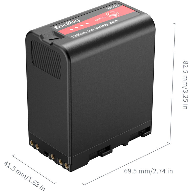 Bateria SmallRig BP-U60 (99Wh) para Câmeras Sony Selecionadas 05