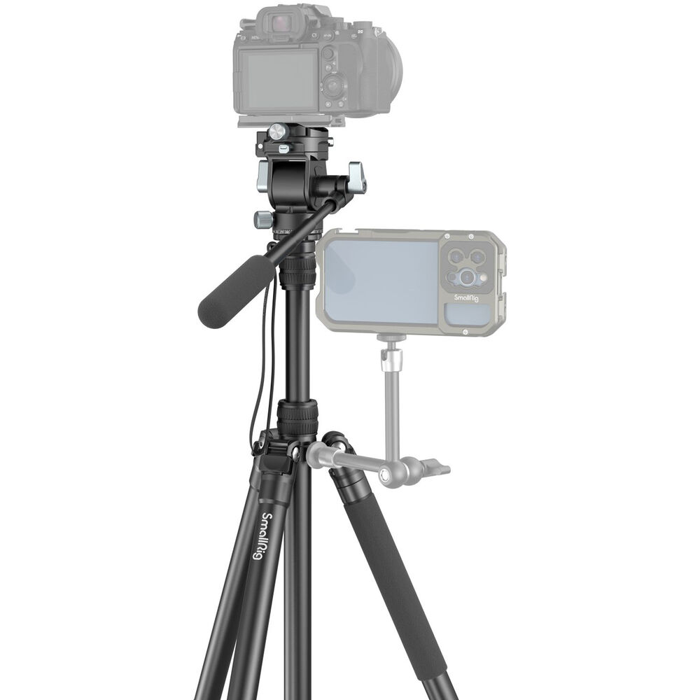 Tripé SmallRig CT195 FreeBlazer com Cabeça Fluida de Vídeo 08