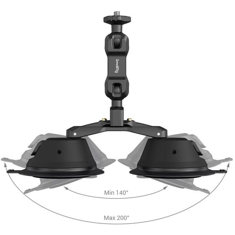 SmallRig SC-2K Suporte de Câmera com Ventosa Dupla 04