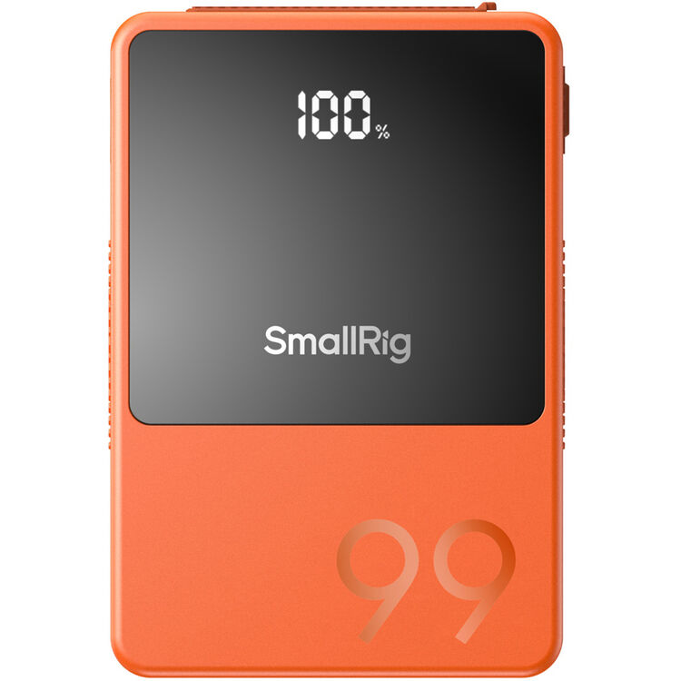 SmallRig VB99 Mini V-Mount Battery (99Wh, Orange) 04 SmallRig VB99 Mini V-Mount Battery (99Wh, Orange) 04