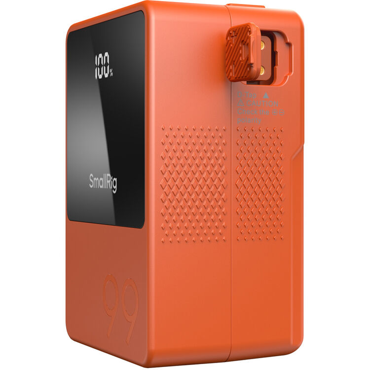 SmallRig VB99 Mini V-Mount Battery (99Wh, Orange) 06 SmallRig VB99 Mini V-Mount Battery (99Wh, Orange) 06