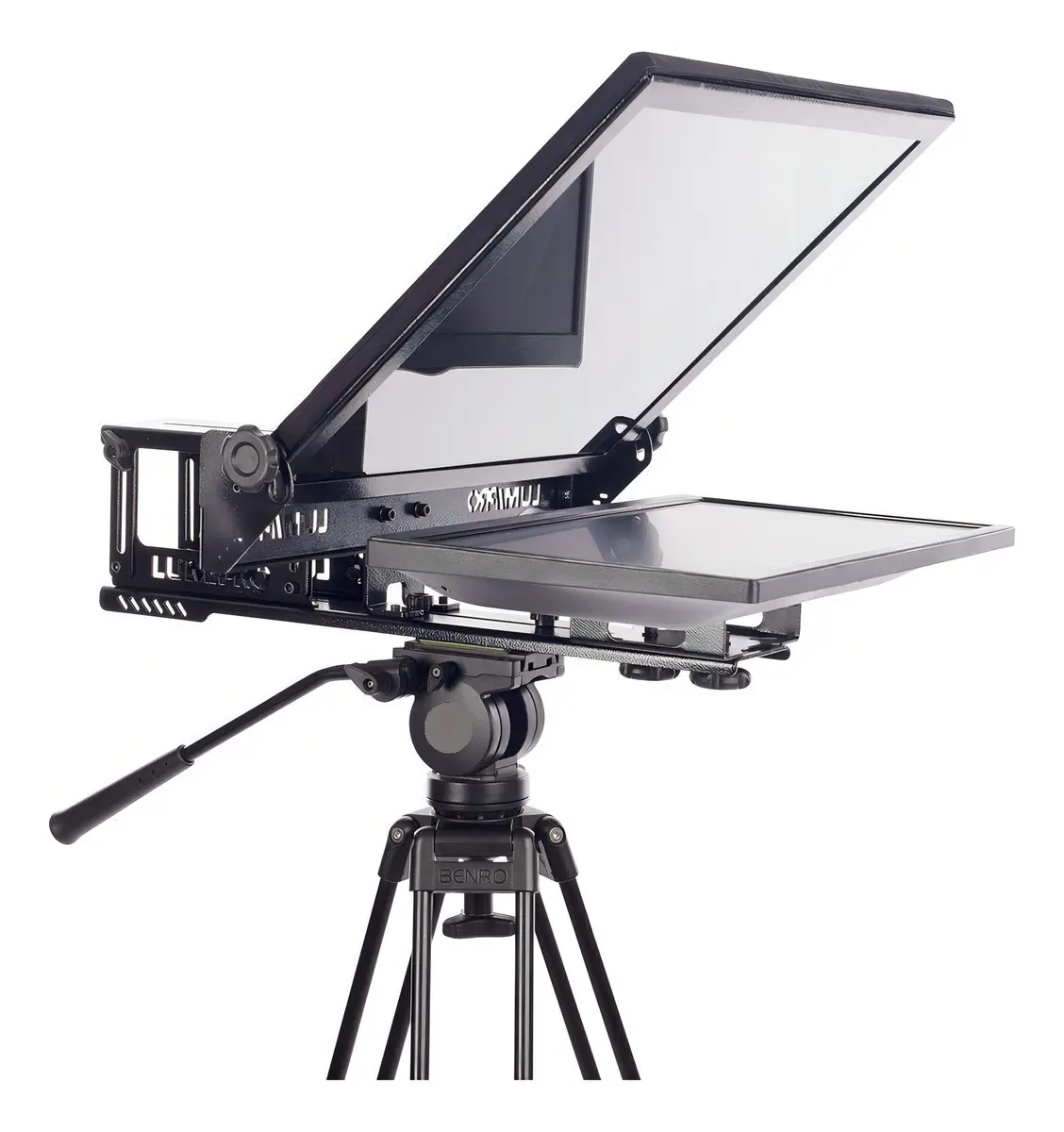 Kit Teleprompter Profissional LumiPro LED 19" com Tripé 02 Kit Teleprompter Profissional LumiPro LED 19" com Tripé 02
