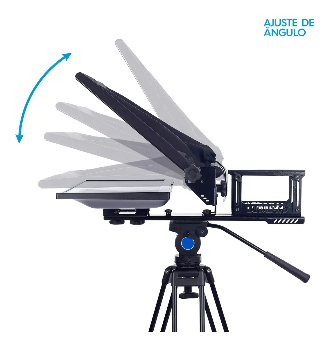 Kit Teleprompter Profissional LumiPro LED 19" com Tripé 03 Kit Teleprompter Profissional LumiPro LED 19" com Tripé 03