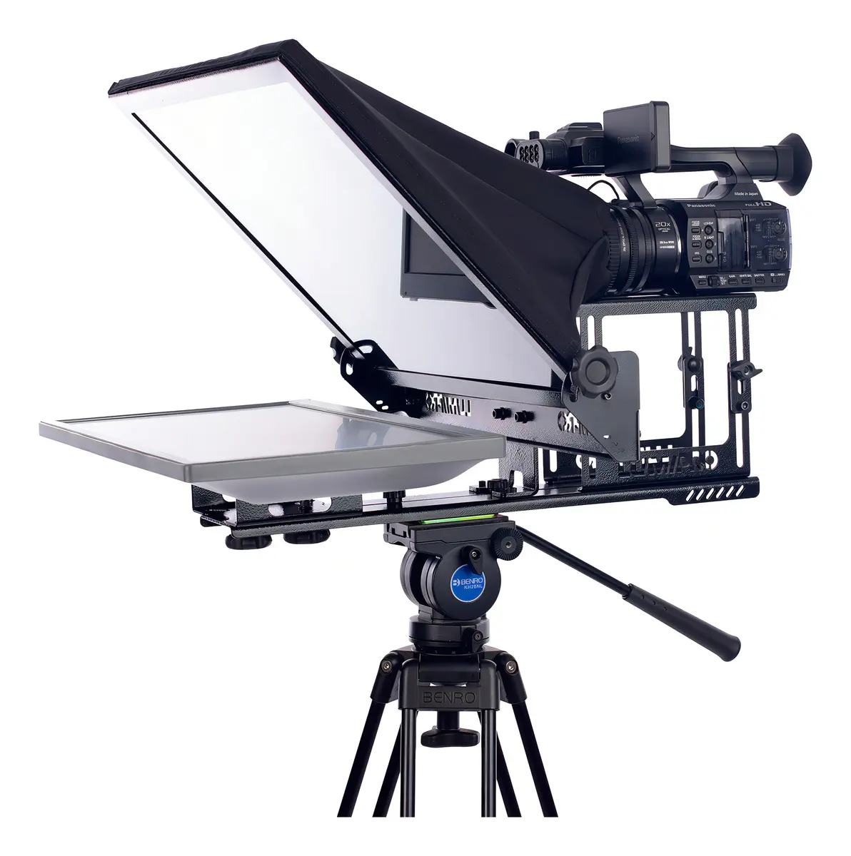 Kit Teleprompter Profissional LumiPro LED 19" com Tripé 06 Kit Teleprompter Profissional LumiPro LED 19" com Tripé 06