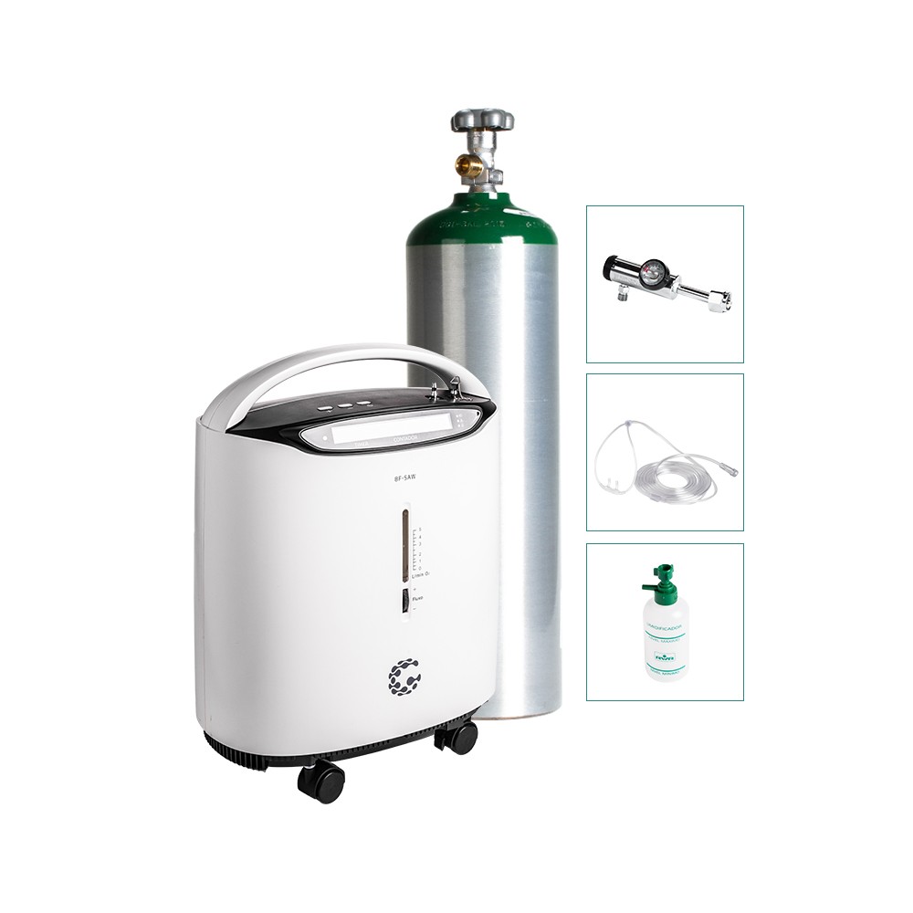 Kit Concentrador de Oxigênio + acessórios