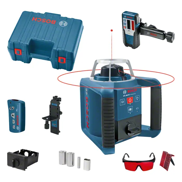 NIVEL A LASER 300M BOSCH COM TRIPE E ACESSORIOS COD 9304391
