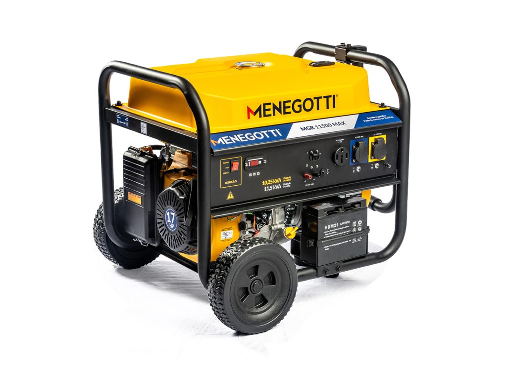 GERADOR A GASOLINA 10,5 KVA NOMINAL  -  MONOF 220V -