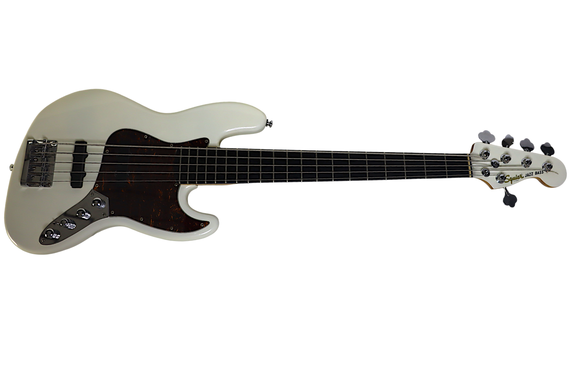 LOCAÇÃO CONTRABAIXO SQUIER JAZZ BASS AFINITTY 5 ACTIVE OLYMPIC WHITE COD541