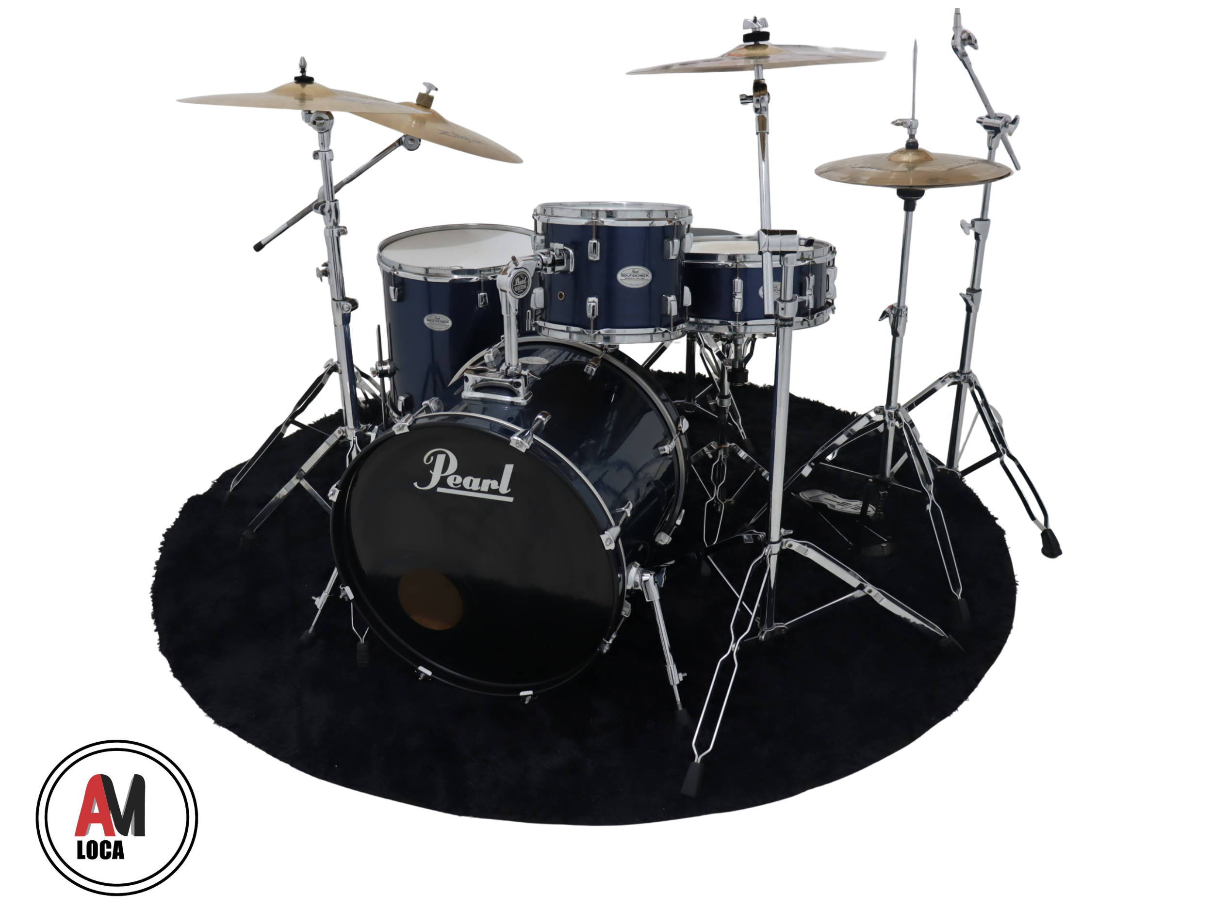 LOCAÇÃO BATERIA PEARL SOUND CHECK BB20 T10 T12 CX14 SD14 COMPLETA COD1946