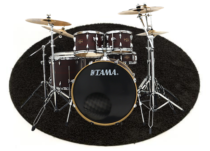 LOCAÇÃO BATERIA TAMA IMPERIAL STAR MAHOGANY BB22 T8 T10 CX14 SD14 SD 16 COMPLETA COD1947