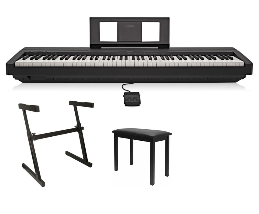 LOCACAO PIANO DIGITAL YAMAHA P45B COD987