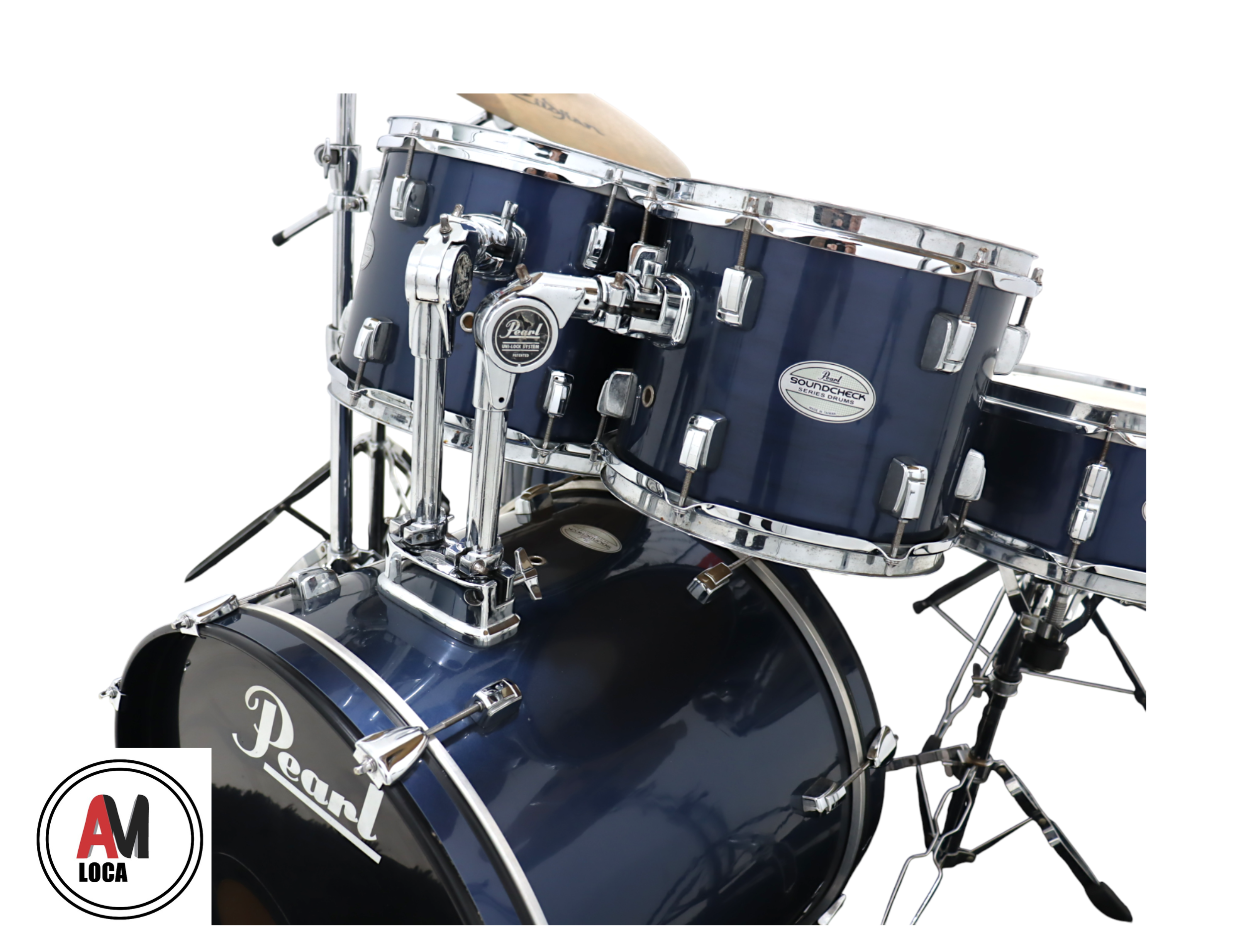 LOCAÇÃO BATERIA PEARL SOUND CHECK BB20 T10 T12 CX14 SD14 COMPLETA COD1946