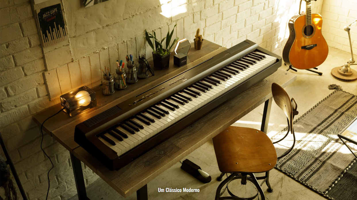LOCACAO PIANO DIGITAL YAMAHA P125 LOCAÇÃO COD606