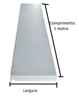 PINGADEIRA DE MURO RETA 0.25 CM 1.00 MT