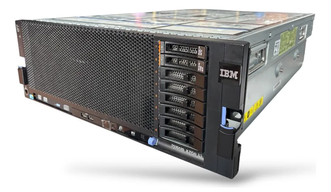 SERVIDOR IBM X3950 X5 - 4X XEON DECACORE 1TB RAM - 8TB SAS