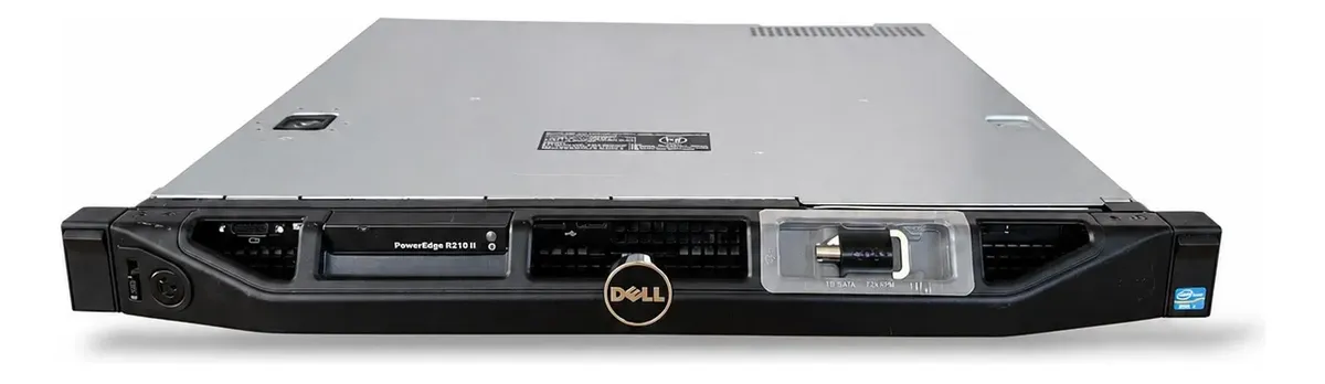 SERVIDOR DELL POWEREDGE R210 II CORE I3 16GB 4TB + H200 RAID