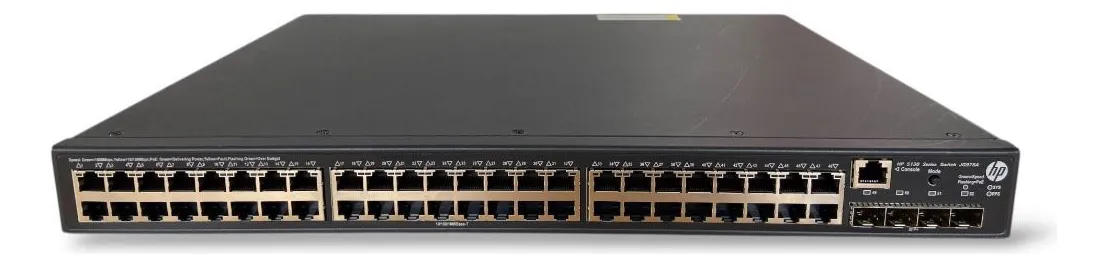 SWITCH HP 5130 JG978A 48P GIGABIT + 04 SFP 10 GIGA POE