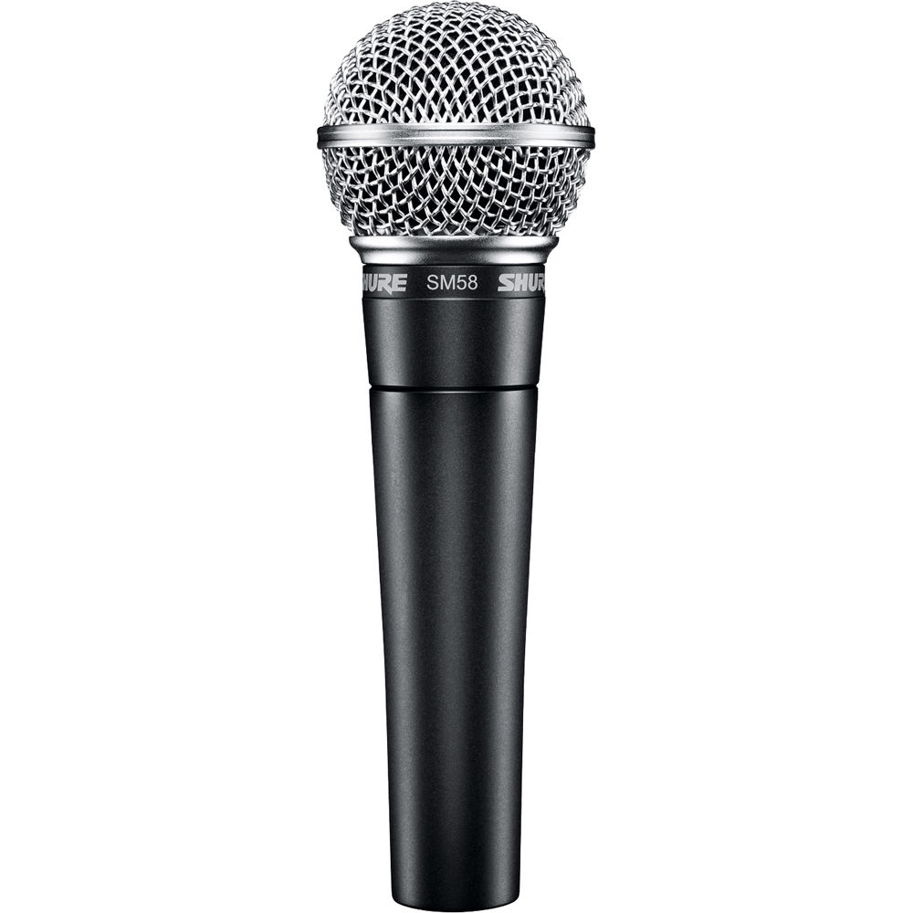 Microfone Shure SM58 – Dinâmico Cardioide Profissional