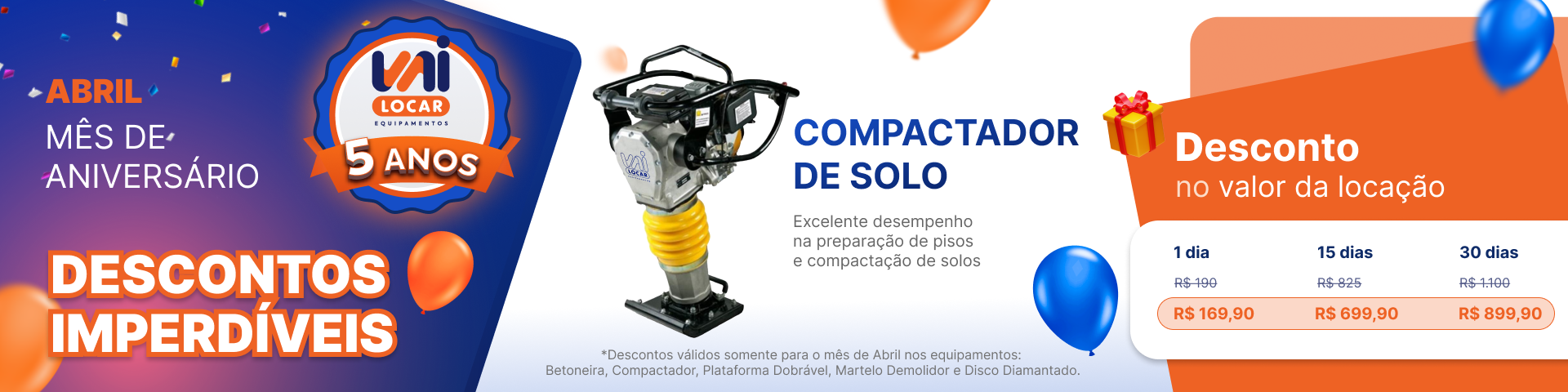 Promoção Compactador