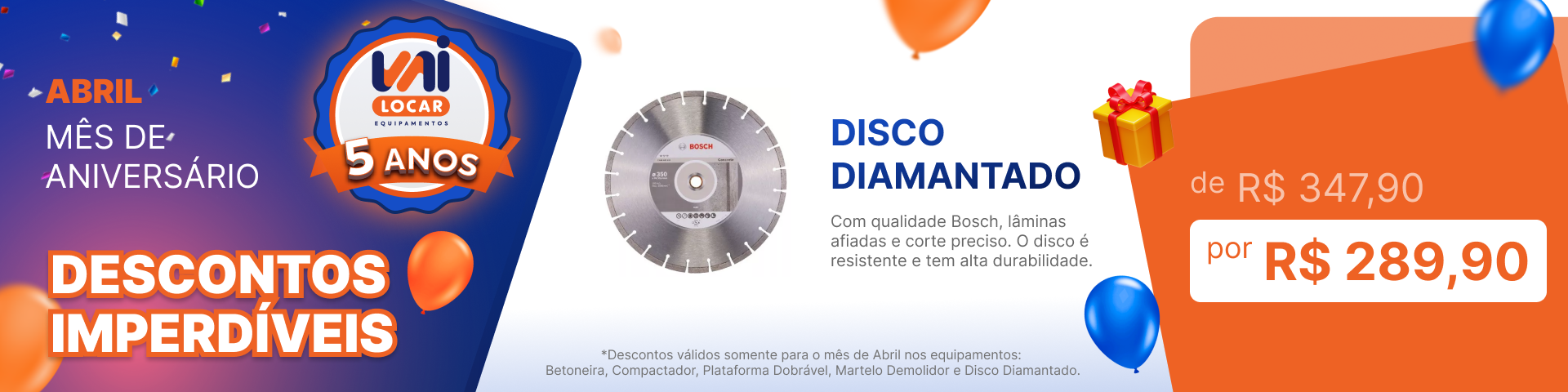 Promoção Disco Diamantado