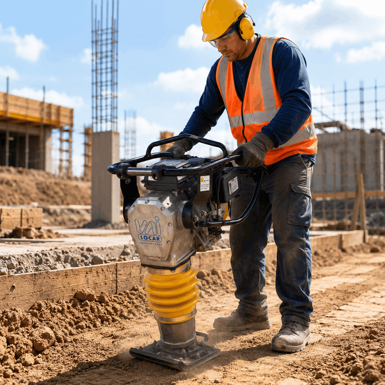 Locação de Compactador de Solo: Qual Equipamento Escolher