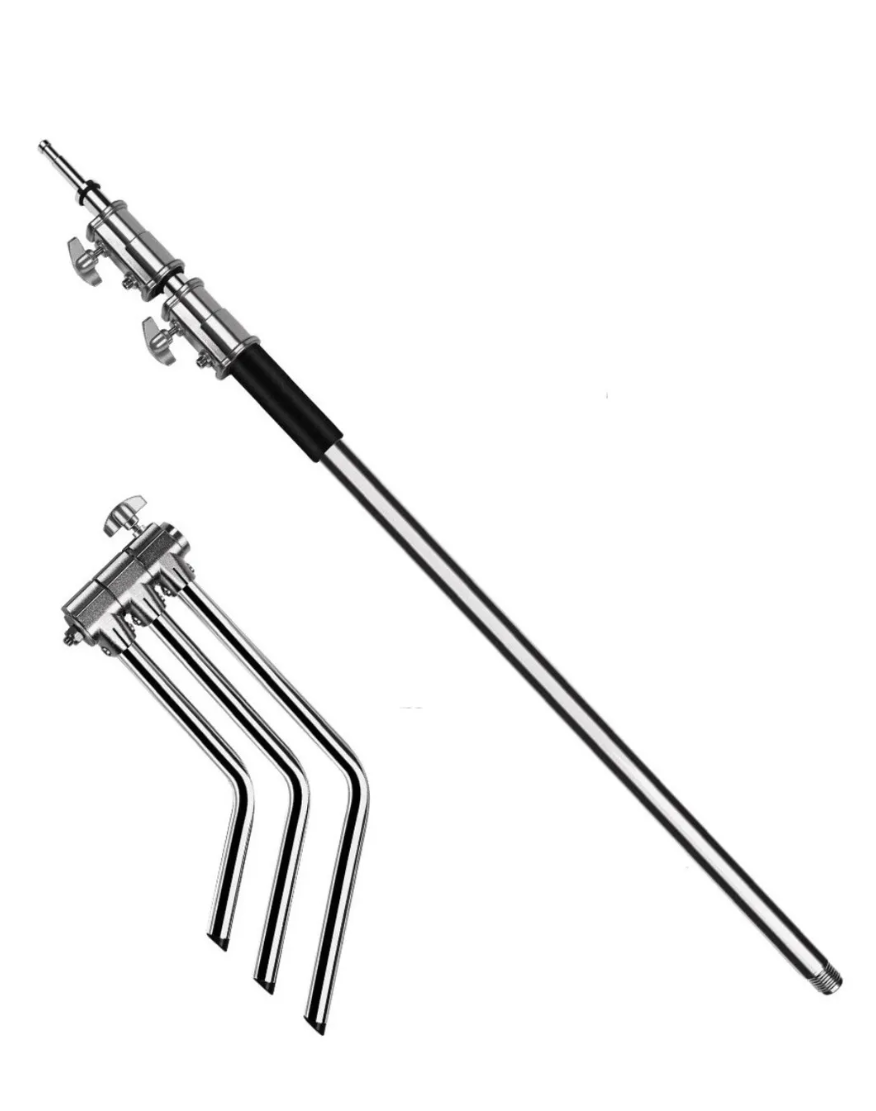 Greika Tripé Girafa Estúdio C-Stand Cs-330x (Aço Inox)