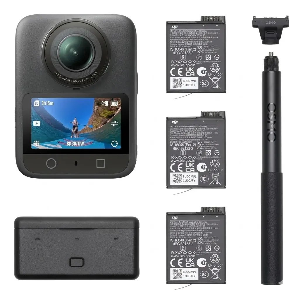 Câmera DJI Osmo 360 Adventure Combo BR