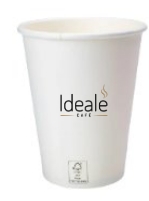 COPO DE PAPEL IDEALE CAFÉ  - TIRA C/50 UND