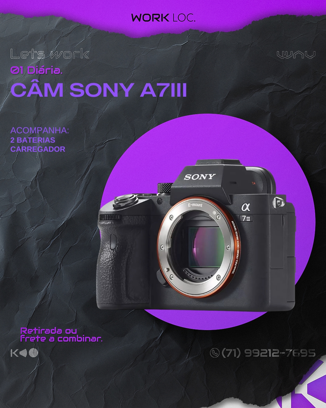 CÂMERA SONY A7III