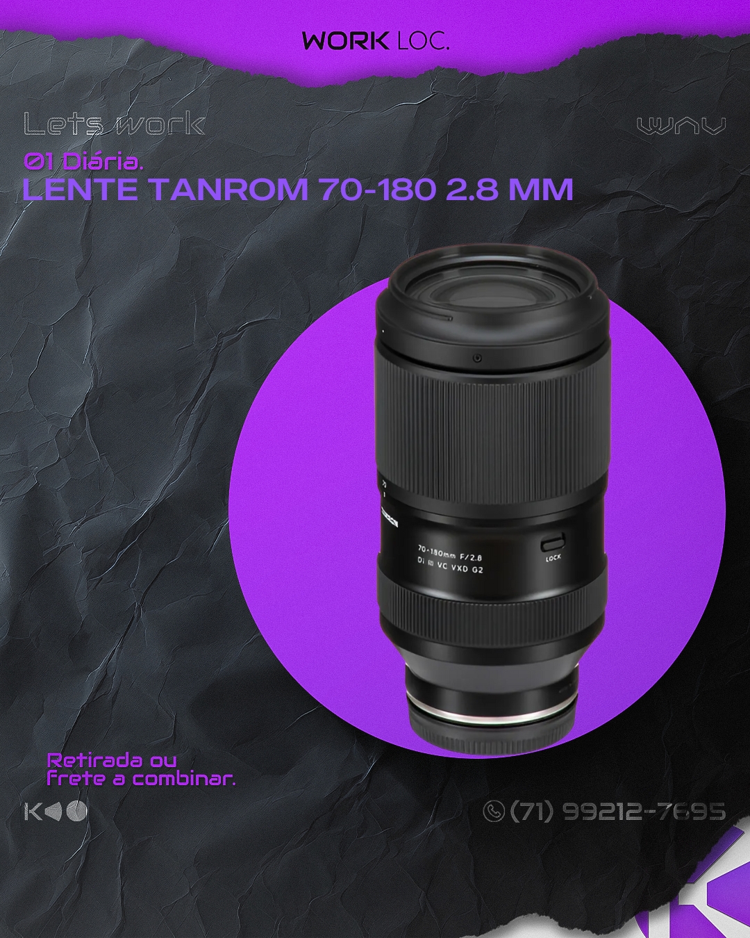 LENTE TANROM 70-180MM F2.8