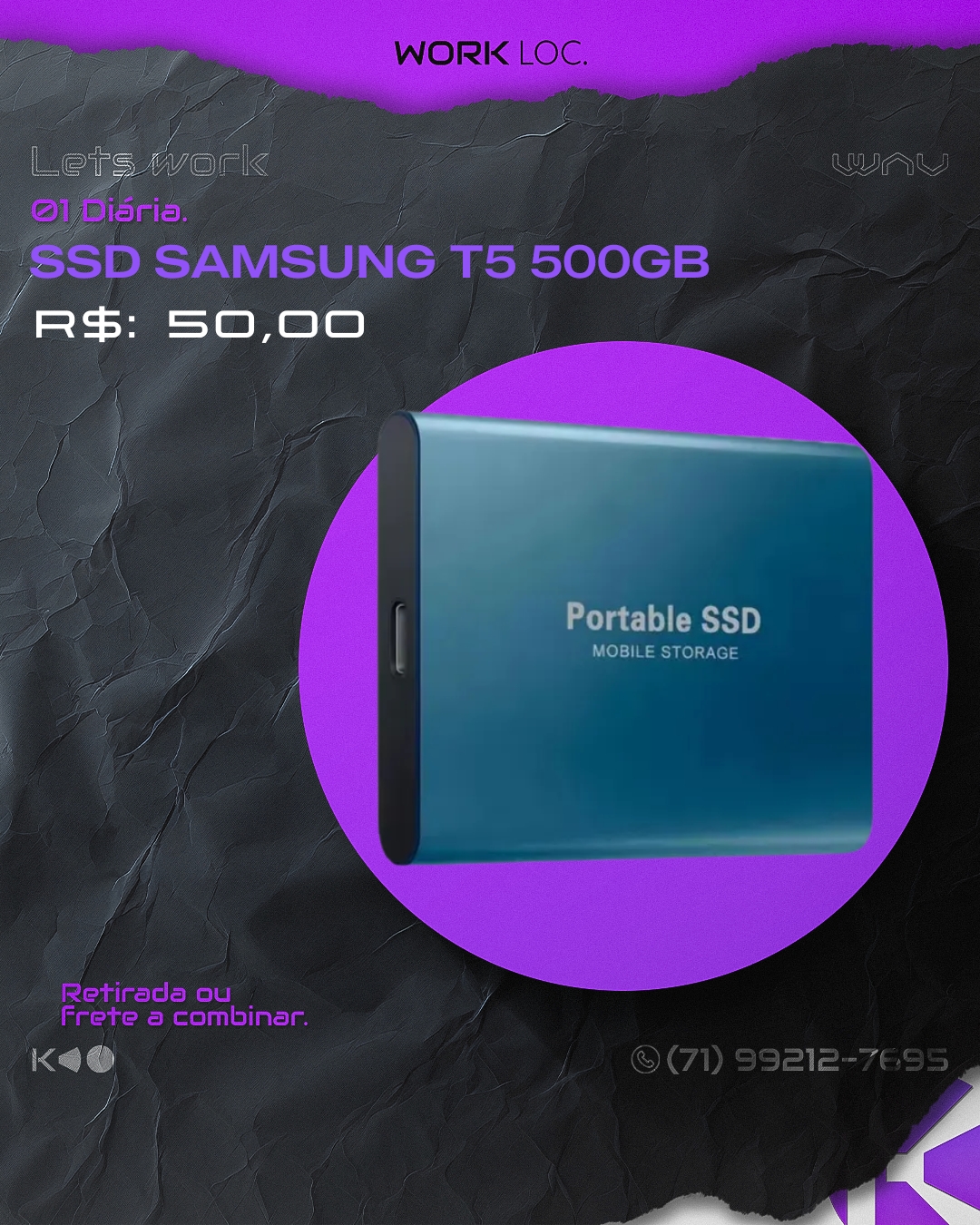 SSD SAMSUNG T5 500GB