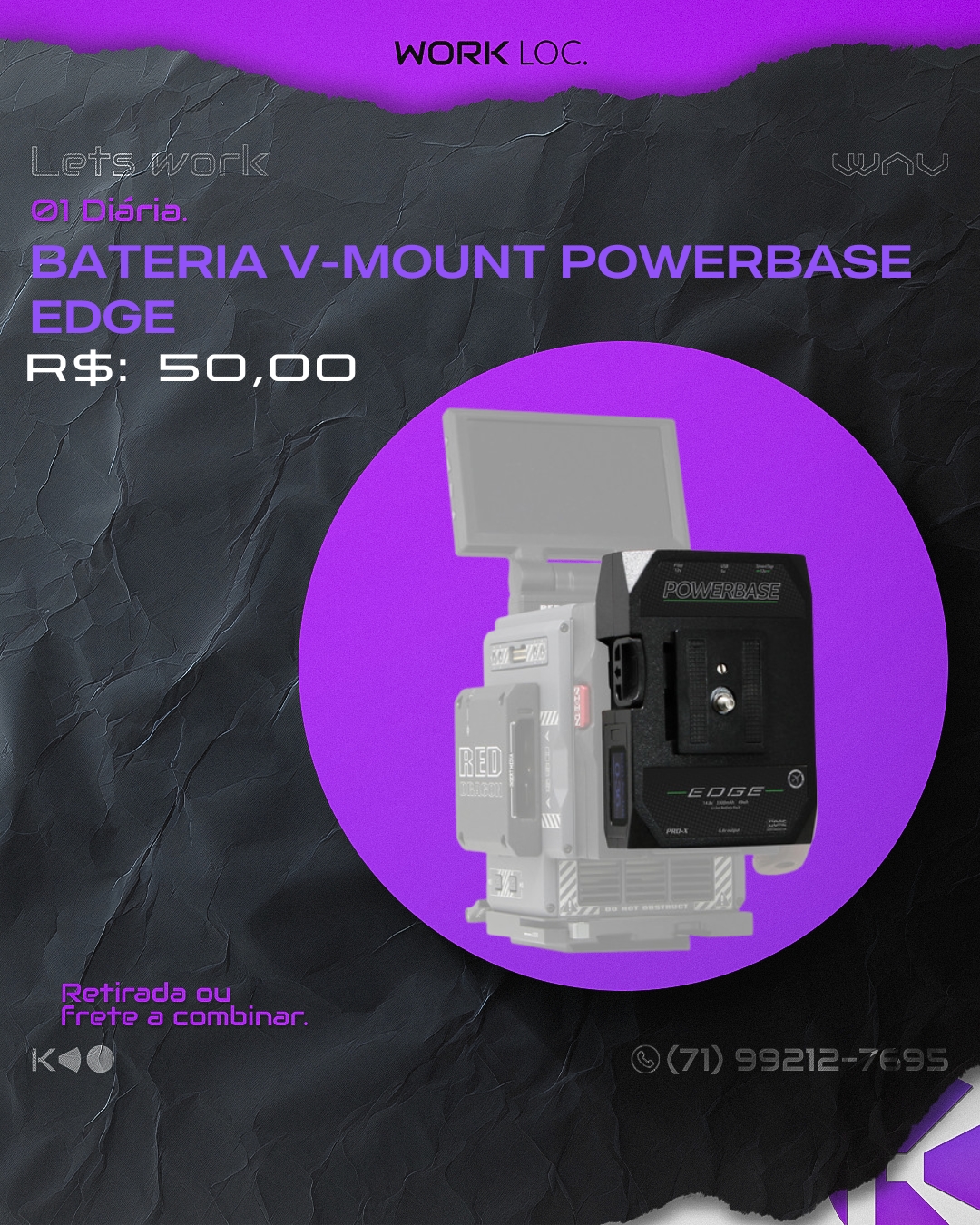 BATERIA V-MOUNT POWERBASE EDGE
