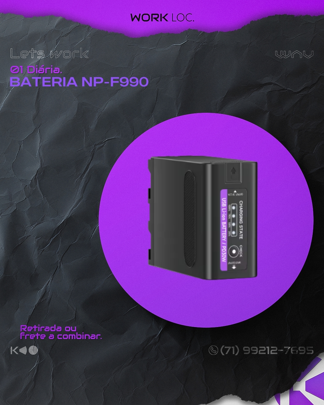 BATERIA NP F990 BATERIA NP F990