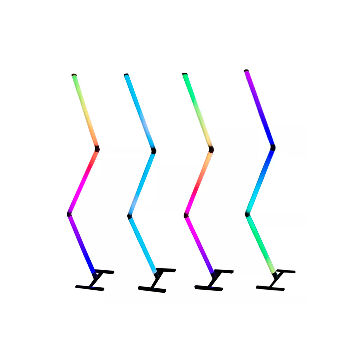 Kit 10 Arcos de LED RGB Formato Z para Eventos – Desmontável