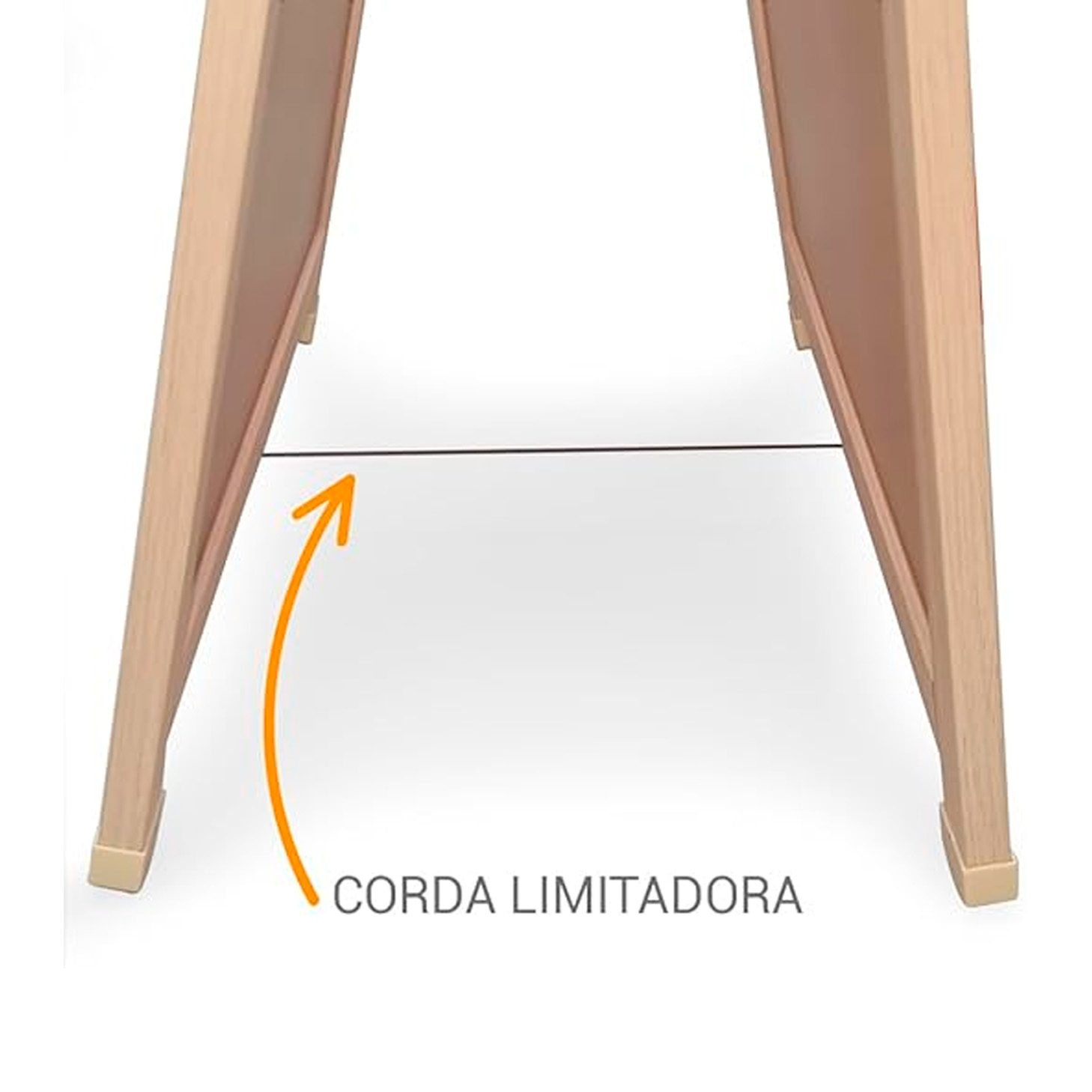 Cavalete de Loja Duplo Soft CARVALHO – Estrutura em MDF Prime