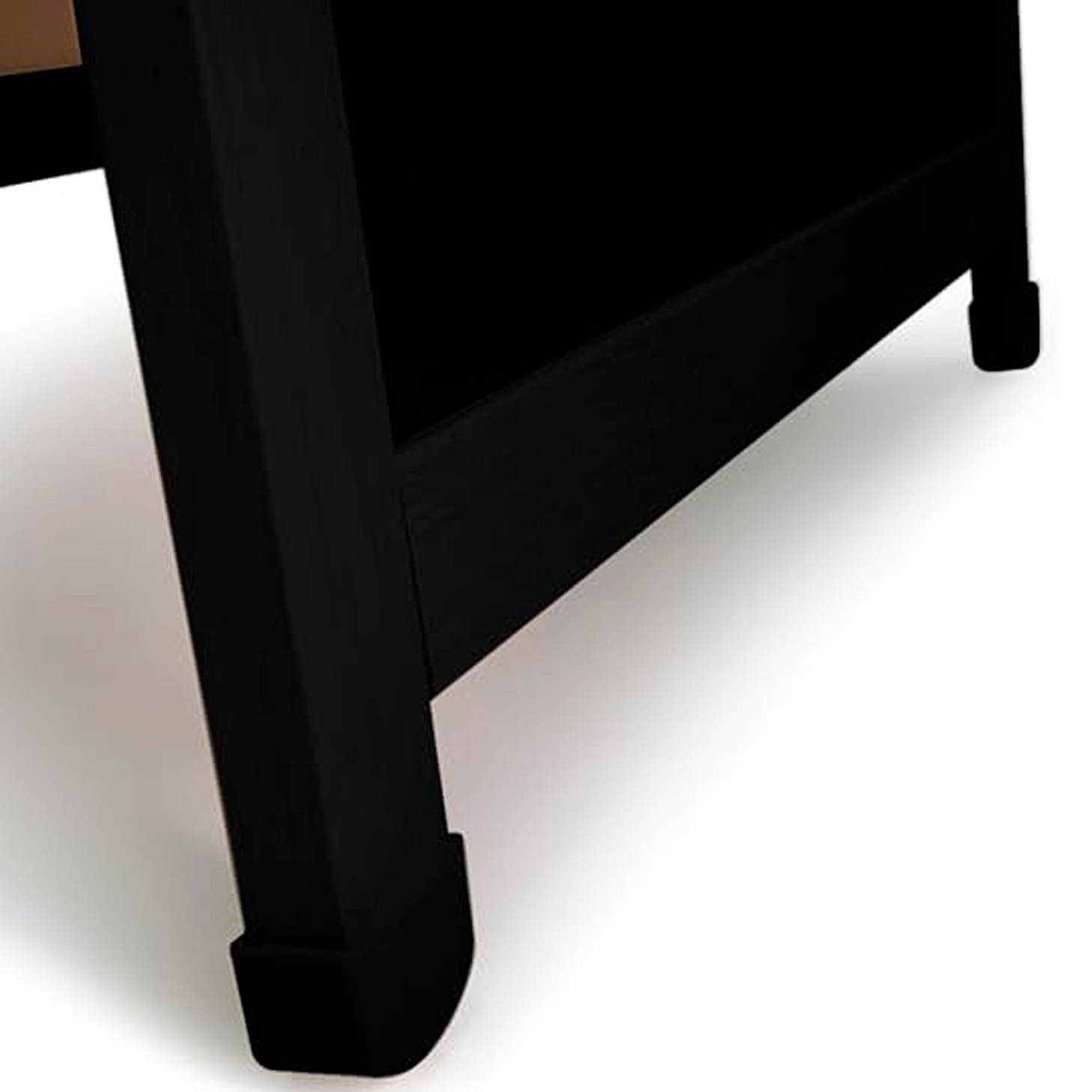 Cavalete de Loja Duplo Soft PRETO – Estrutura em MDF Prime