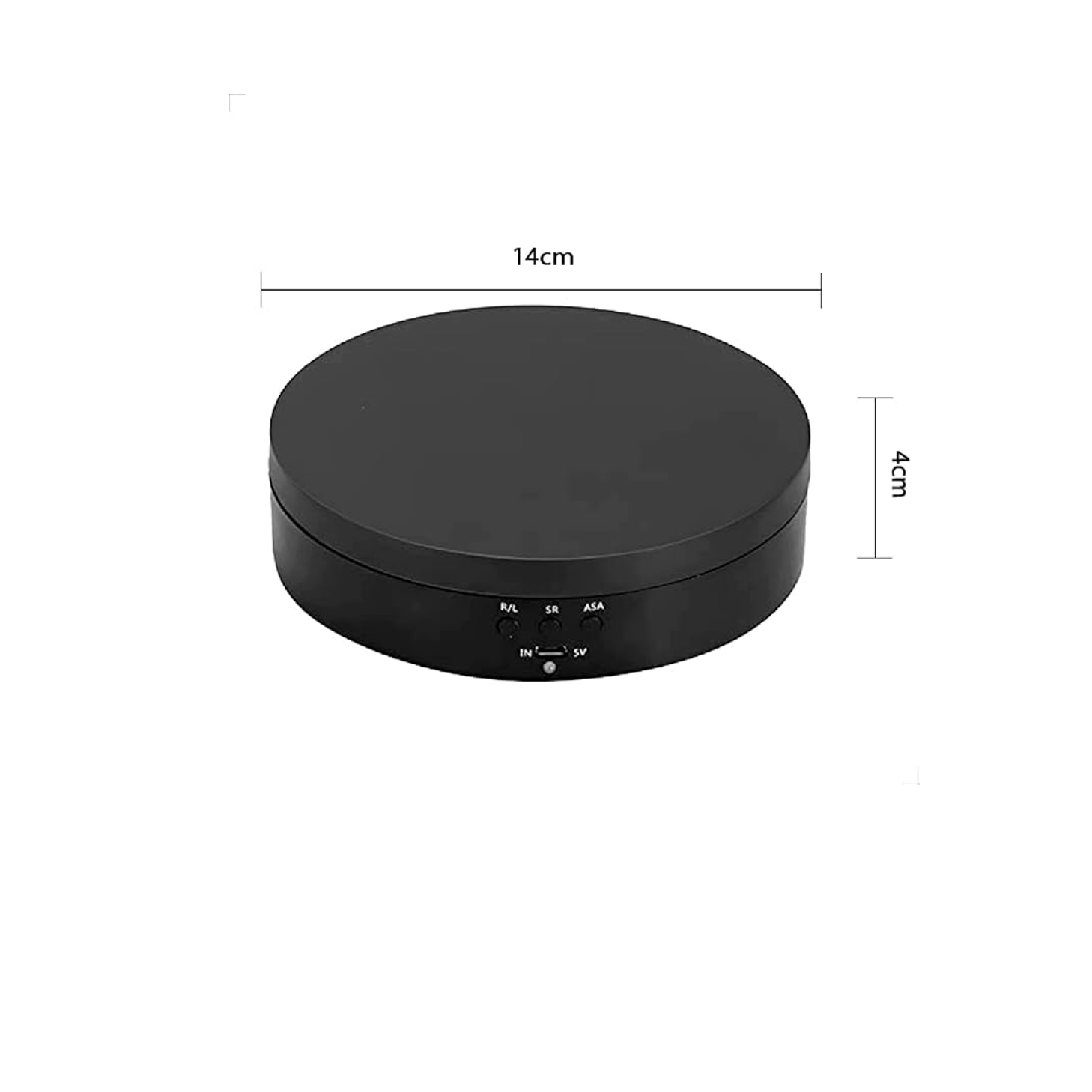 Expositor Giratório PRETO Elétrico INMA – USB/Pilha para Eventos